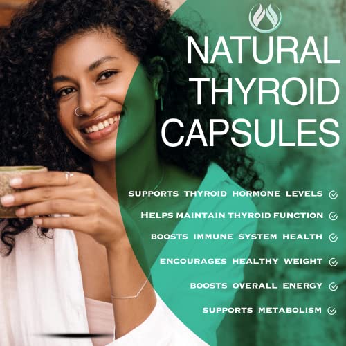 THE ENCLARE NUTRITION Thyroid Support Supplement with Iodine - Balance Hormones for Energy, Metabolism, Focus, Stress, Mood. Ashwagandha, Zinc, Selenium, Vitamin B12, Kelp, Magnesium, L Tyrosine (1) - Image 4
