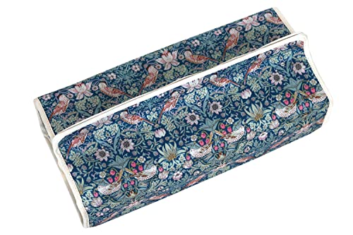 DDintex Floret London Tissue Cover, Strawberry Sheef, Green, 9.8 x 4.7 x 2.6 inches (25 x 12 x 6.5 cm), Uses Liberty Print