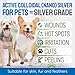 SILVER GRADE Wound Spray for Pets – Colloidal Silver Wound Care for Dogs & Cats – Helps with Skin Irritation, Hot Spots, Rashes, Scratching, Itch, Bites & Burns – Use a Dog Cone – 4 oz