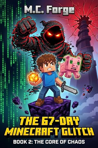 The 67-Day Minecraft Glitch: Book 2: The Core of Chaos. An Epic 8-Bit Video Game Adventure for Kids 8-13 Ages (English Edition)