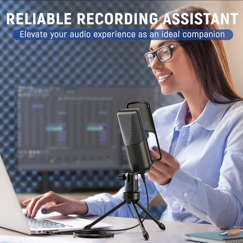 Fifine FD2408K669PRO1 Podcast Recording Microphone, Pc Usb Condenser Microphone For Streaming Vocal Music thumb #6