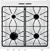 Frigidaire 24 in. 1.9 Cu. Ft. Gas Range in White with Continuous Cast Iron Grates, ADA Compliant