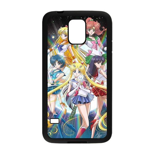 Galaxy S5 Case ,Case for Samsung Galaxy S5 ,Anime Sailor Moon Wallet Case for Galaxy S5,Plastic Back Protective Case Suitable For Samsung Galaxy S5 I9600