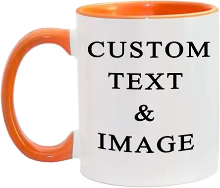 Customized Photo Mug with Personalized Text Upload Your...