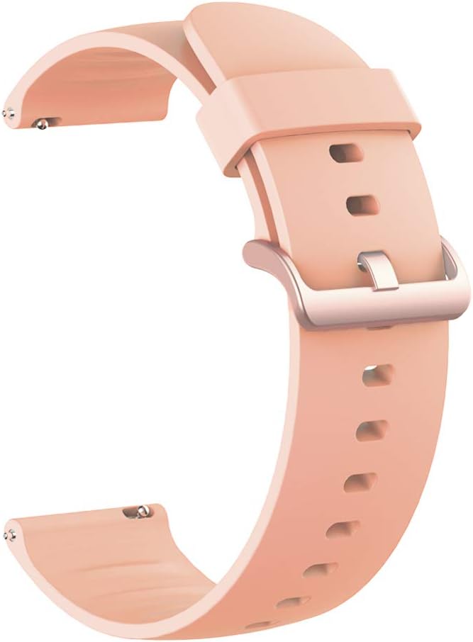 Compatible for 3Plus Vibe Plus Band, Lamshaw Silicone Replacement Soft Band Wristbands Straps with Stainless Steel Buckle for Compatible for 3Plus Vibe Plus/Vibe + Smartwatch (Pink) image 3