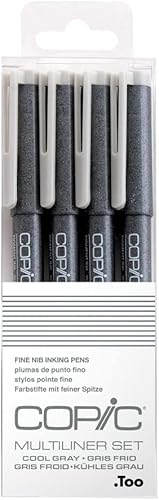 Copic Marcadores de tinta a base de pigmentos de color multilĂnea juego de 4 piezas MLCLR03 Copic Marcadores de tinta a base de pigmentos de color multilĂnea juego de 4 piezas MLCLR03