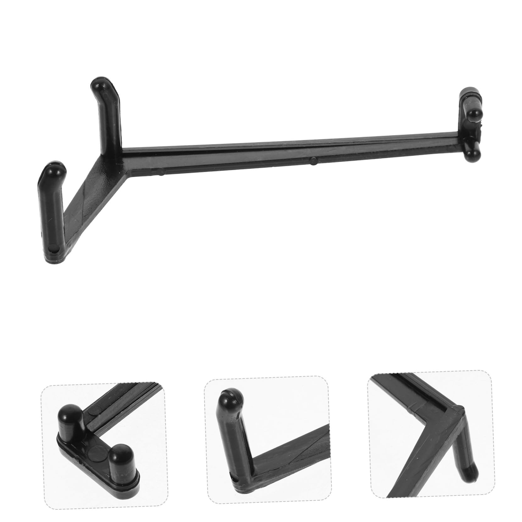 Set 10 Pezzi Strumenti per Piegatura Rami di Piante e Alberi da Frutto in PE Nero, Accessori per Modellazione Rami, Supporto per Giardinaggio e Cura Piante