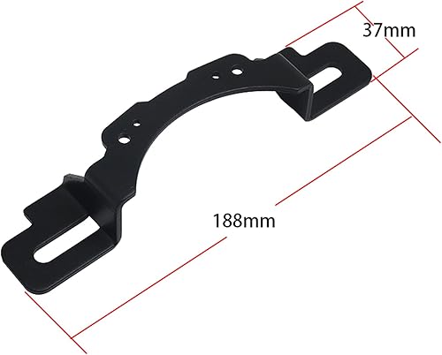 Miniatura 3 de Soportes modificados para luz antiniebla de 4 pulgadas, reemplazo de montaje para parachoques delantero Wrangler JK 2013-2018 Rubicon X Hard Rock
