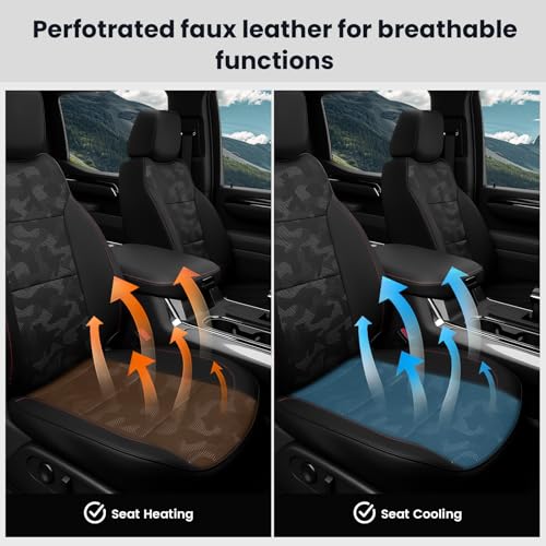 Image of 2019-2026 Chevy Silverado /GMC Sierra Seat Covers, Black Camo