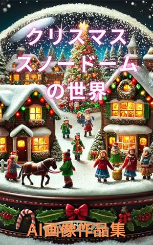 クリスマス スノードームの世界 AI画像作品集
