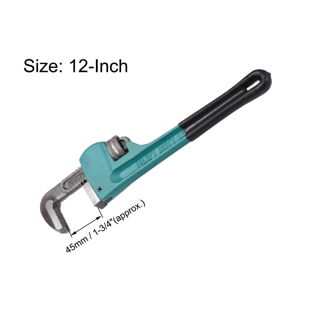 Amazon | パイプレンチ12インチストレート配管レンチ配管ツール、調節