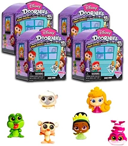 Disney Doorables Series 5 Mini Peek - 4 Pack