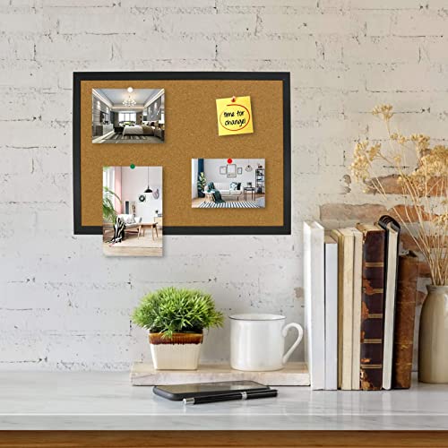 Owlkela Cork Board Bulletin Board 17.7"X 13.3", Vision Board, Notice Pin Board, Ideal For Office & Home Decor, School Message Board Or Vision Board #TOP5