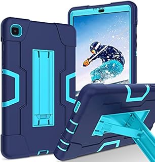 YINLAI Case for Samsung Galaxy Tab A7 Lite 8.7 Inch 2021 SM-T225 T220 Kickstand Heavy Duty Cover for Kids 3 in 1 Rugged Shockproof Protective Tablet Case for Samsung Galaxy Tab Tab A7 Lite Blue