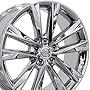 Partsynergy Replacement For 19' Wheel fits 2004-2006 Lexus RX330 - LX24 Sport Chrome Style 19x7.5 Rim