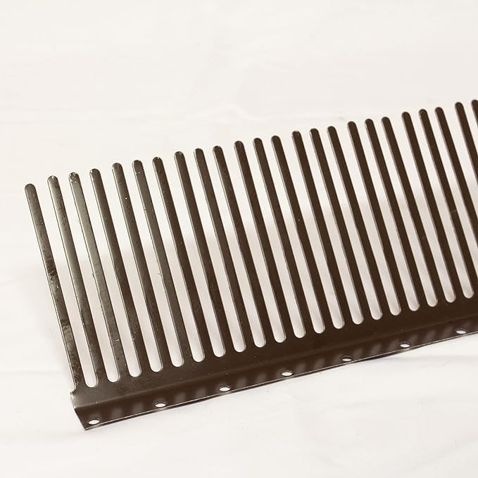 Dissuasori Pettine per piccioni Anti Uccelli da Balcone - Spuntoni per Piccioni in Lamiera TDM 1 mt per Qualsiasi Superficie - 25pz x 1 mt