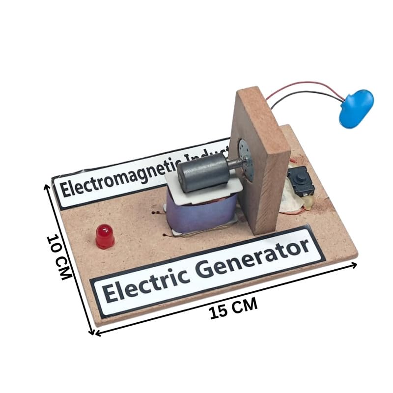 Image of ERH India Faraday's Law of Electromagnetic Induction Physics Project Class 12 Science Working Model Electric Generator AC DC for School Science Project
