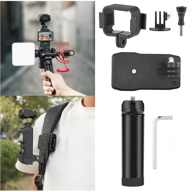 Amazon | DJI OSMO POCKET 4 3 対応 バックパッククリップ +