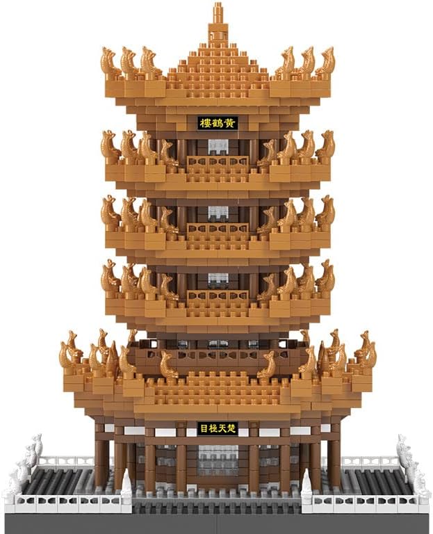 Assembled model of the Chinese Architecture building set
