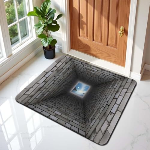 Tapete ilusión óptica 3D para interior y exterior miniatura 2