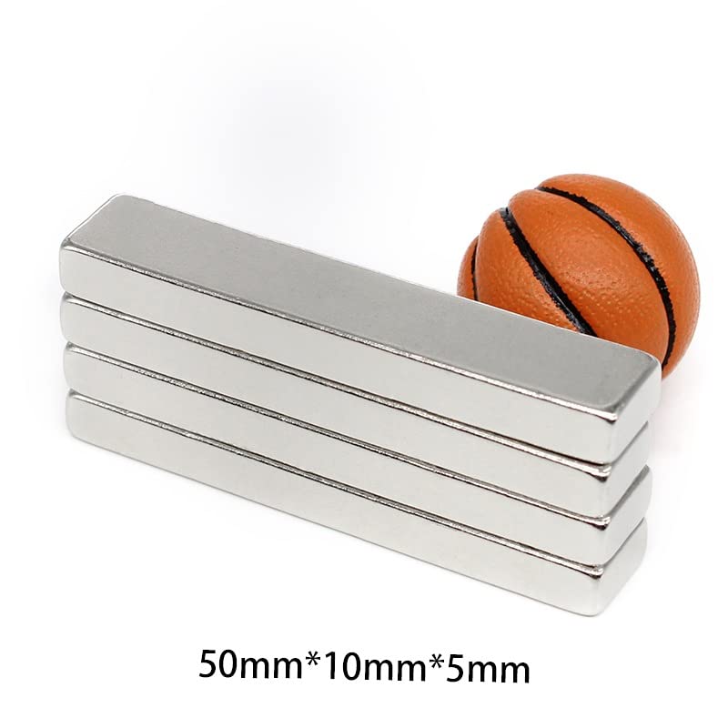 1/2/5/10/15/20PCS 50x10x5mm Thick Block Rare Earth Quadrate Neodymium 50x10x5 Permanent NdFeB 50 * 10 * 5 Magnets(2PCS)