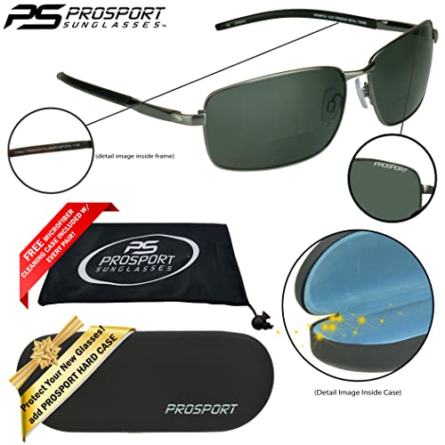 Image of proSPORT Polarized Bifocal Sunglasses Men Women Fishing Anti Glare Metal