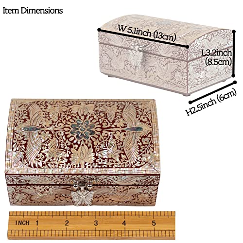 February Mountain Mother of Pearl Box - Handmade Trinket Box Mother's day Wedding Anniversary Christmas Birthday Gifts for women who have everything - Image 10