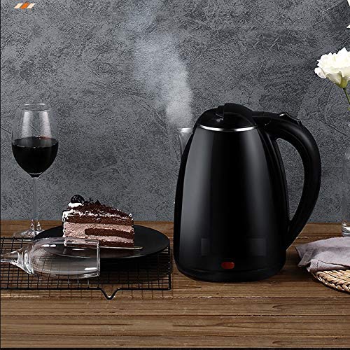 Bouilloire électrique portable 2,0L avec chauffe-eau isolant en acier inoxydable