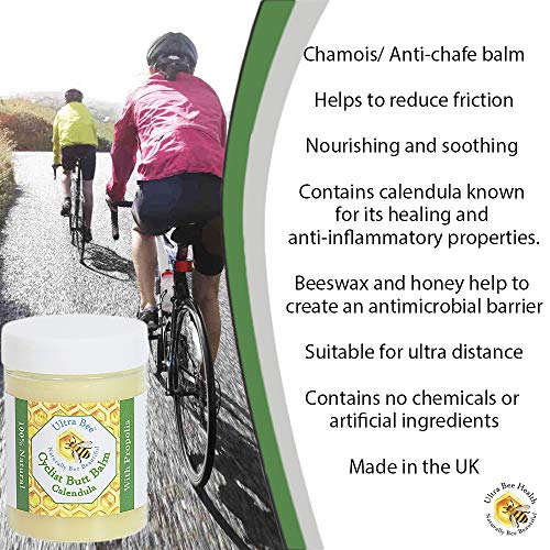 100% Natural Cyclist Chamois Cream/Anti-Chafe Balm with Honey - Image 3
