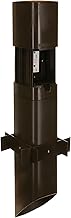 TayMac Outdoor Comforts ParkPost 13-in. 1-Gang Bronze Weatherproof in-use Power Post Enclosure PP55Z, Outdoor Power Stake for Garden, Weatherproof Outlet Box, Outdoor Outlet Cover
