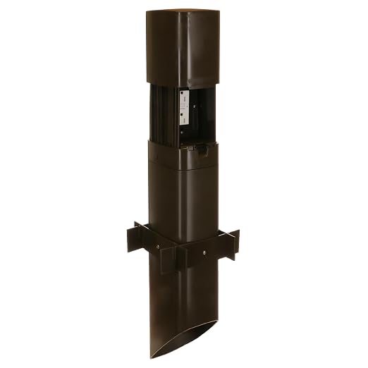 TayMac ParkPost Outdoor Power Post Enclosure Kit with GFCI, Bronze