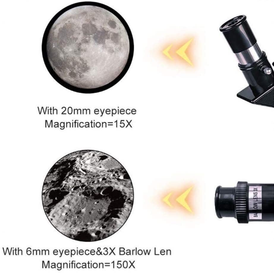 Telescopio astronómico portátil para niños y principiantes miniatura 4