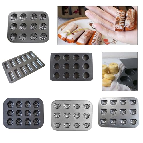 Plat de cuisson gâteau acier carbone robuste anti-adhésif avec motif - 3