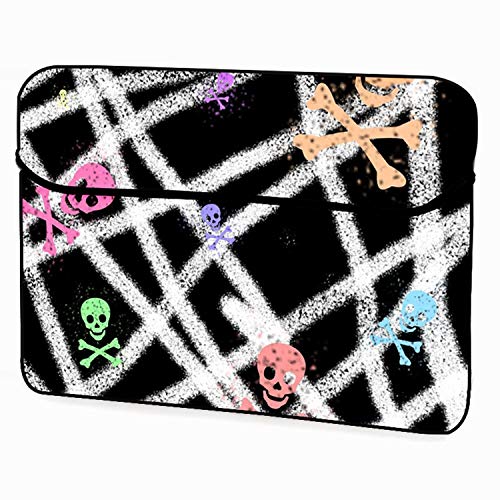 Image of Theskinmantra Skull Spray Slip-on Laptop /MacBook Sleeve case Cover Bags.