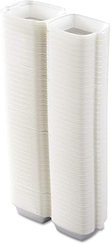 Miniatura 3 de DART CONTAINER DART Carryout Contenedor de alimentos, espuma, 1-Comp, 5 1/2 x 5 3/8 x 2 7/8, blanco (caja de 500), 1 compartimento
