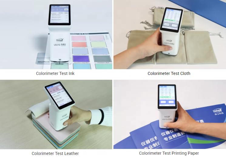 LS172 Smart Touch Screen Colorimeter Color Meter Precision Textile Printing Ink Color Difference Tester