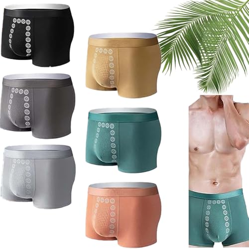 Underwear Men,Men's Underwear Comfortable Soft and Breathable (6PCS-A,3X-Large)