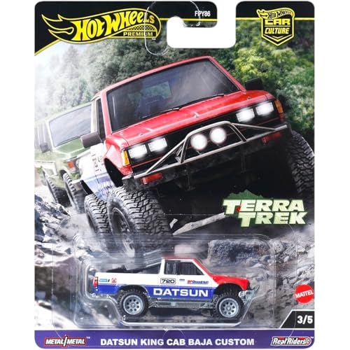 Hot Wheels Terra Trek Off-Road Set 5 Carros Die-Cast miniatura 5