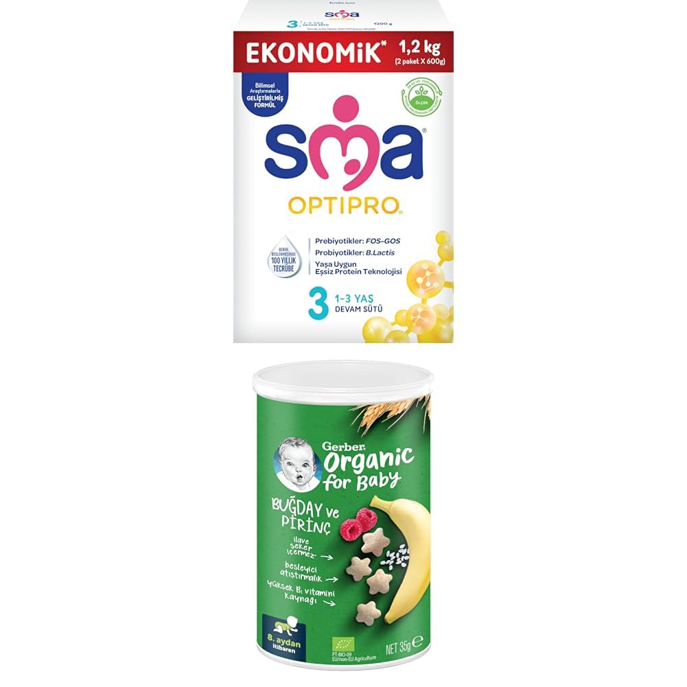 SMA 3 1.2 kg + Gerber Atıştırmalık Paketi