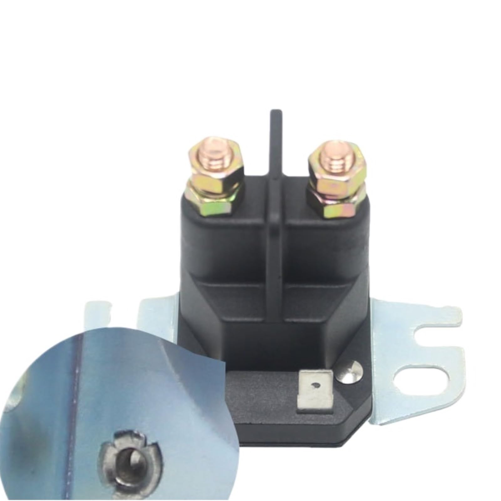 Relé de arranque for cortacésped, interruptor electromagnético for tractor cortacésped, accesorios for maquinaria agrícola 812-1201-211, 79 x 41 x 71 mm