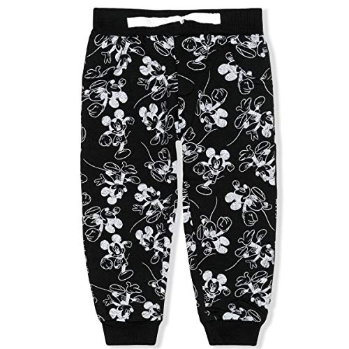 Disney Mickey Mouse Boys Jogger Sweatpants With Drawstring For Toddler And Little Kids – Blue Or Red Or Black #TOP18