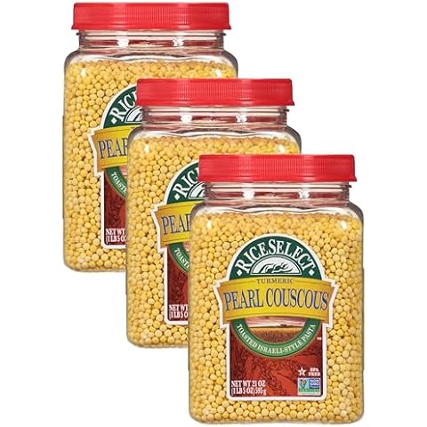 RiceSelect Pearl Couscous With Turmeric, 21 OZ (Pack of 3) Cover