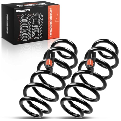 Frankberg 2x Coil Spring Front axle Compatible with A6 4F2 C6 2004-2011 A6 Avant 4F5 C6 2005-2011 Replace# 4F0411105BE