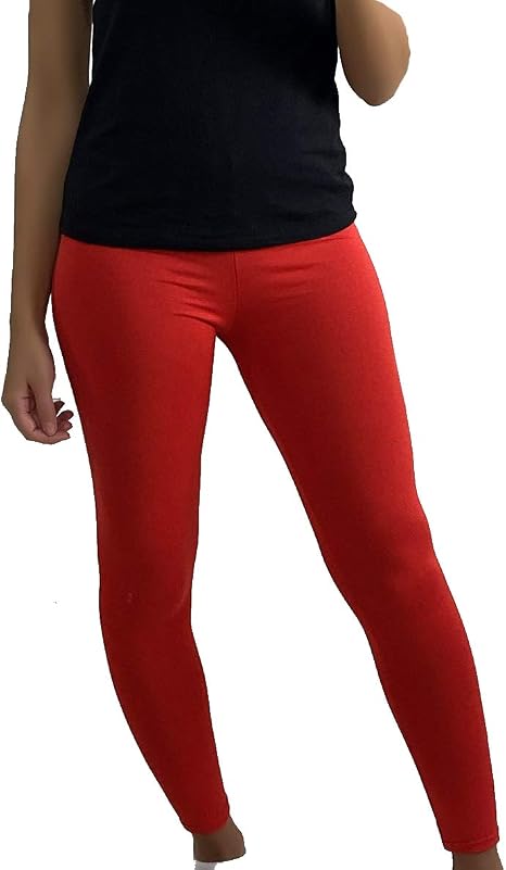 DCC - Leggins da donna, colore: Rosso basico rosso Taglia unica :  Amazon.it: Abbigliamento