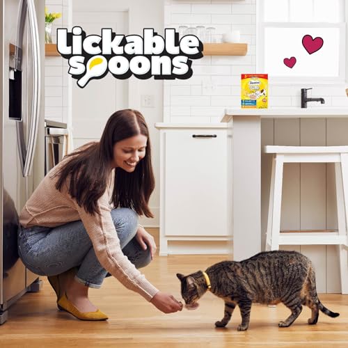 Temptations Lickable Spoons, Soft Lickable Cat Treats, Adult Wet Cat Treats, Variety Pack, 24 Spoons (Pack of 2) - image 5