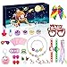 Calendrier de l'Avent 2021 pour les Filles - Calendrier de Compte à Rebours de Noël 24 Cadeaux Uniques Bijoux de Licorne, Accessoires pour Cheveux