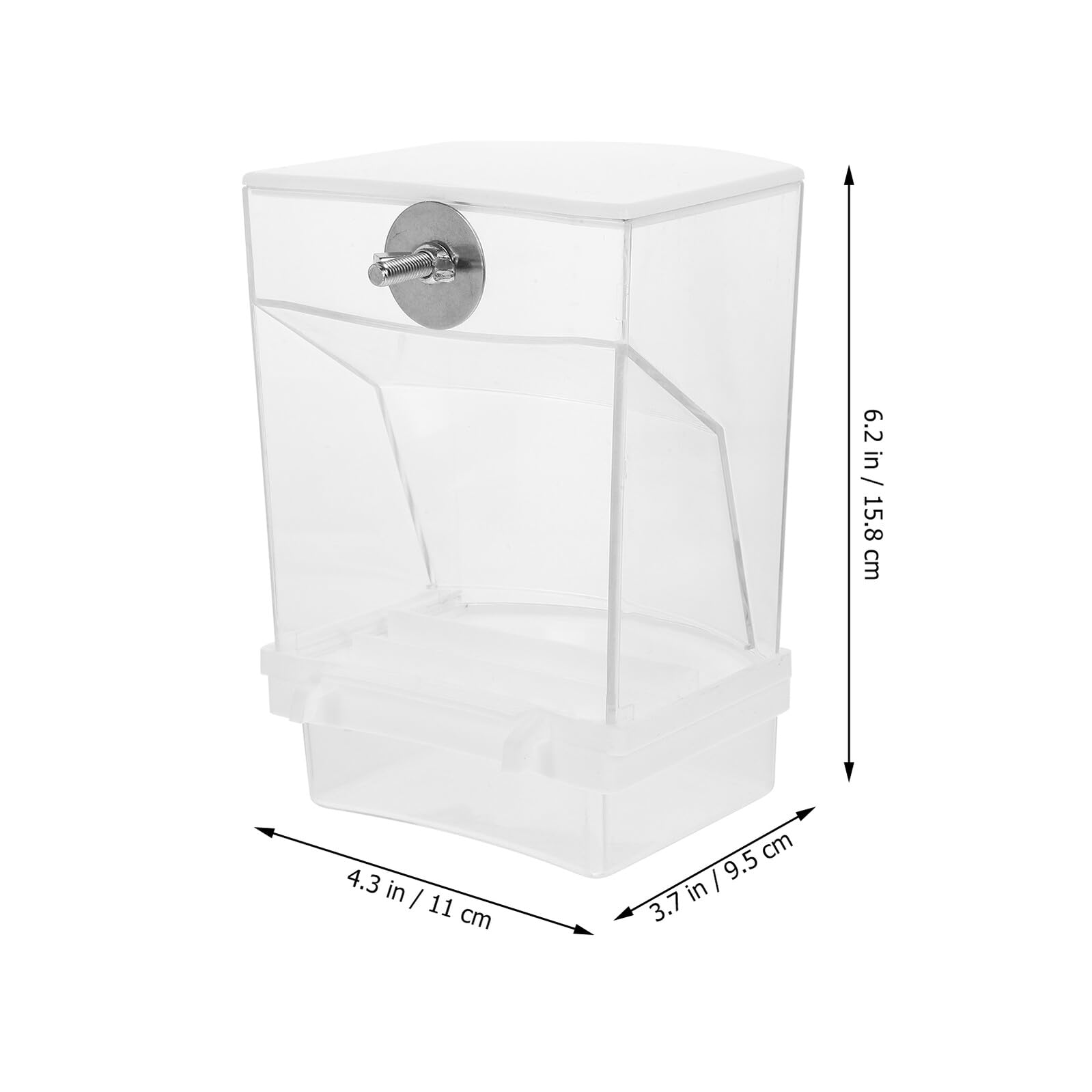 Levemolo Mangiatoia Per Uccelli Antispreco Automatica Per Pappagalli Contenitore Capiente Design Antischizzi Per Uso Interno Ed Esterno Gabbie Uccellini