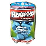 Hearos Ear Plugs Xtreme Protection Series 14 pairs ( Pack of 3)