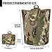 Dump Pouch Tactical Belt Molle Mag Pouches,Roll Up Foldable Recovery Utility Magazine Tool Waist Storage Bag.