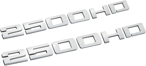 Miniatura 7 de 2X 2500HD 2500 HD Emblems 3D Calcomanías Insignias (negro)